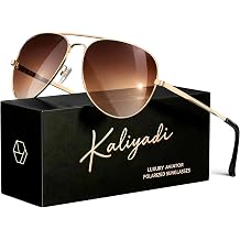 KALIYADI Polarized Aviator Sunglasses for Men and Women Driving with UV400