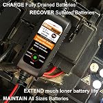 MOTOPOWER MP00205A 12V 800mA Fully Automatic Battery Charger/Maintainer