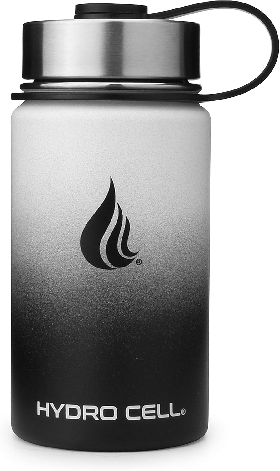 HYDRO CELL Stainless Steel Water Bottle w/Straw & Wide Mouth Lids (40oz 32oz 24oz 18oz) - Image 3