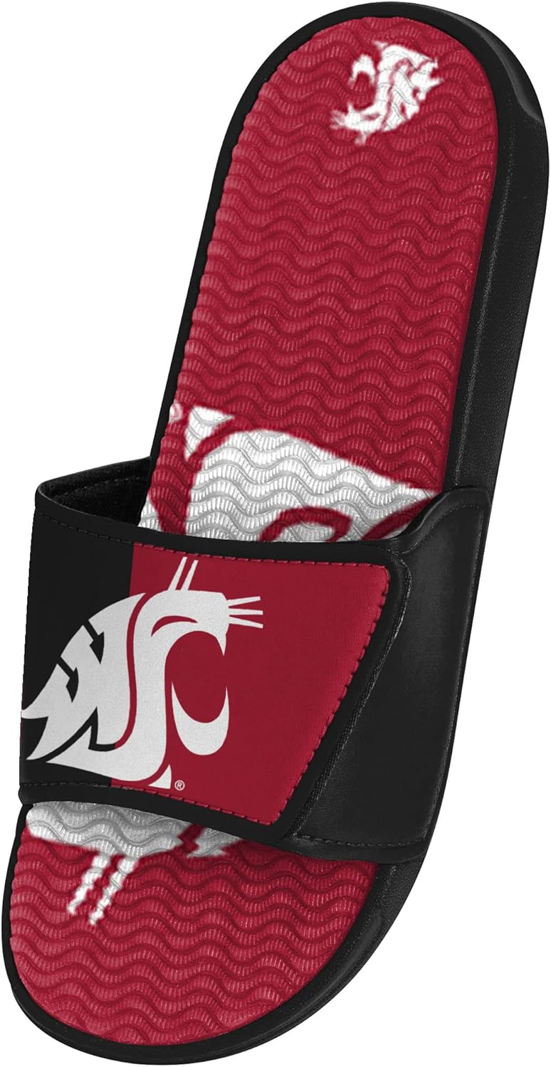 FOCO Men's NCAA College Team Logo Athletic Sport Shower Flip Flop Sandals Gel Slides : Sports & Outdoors