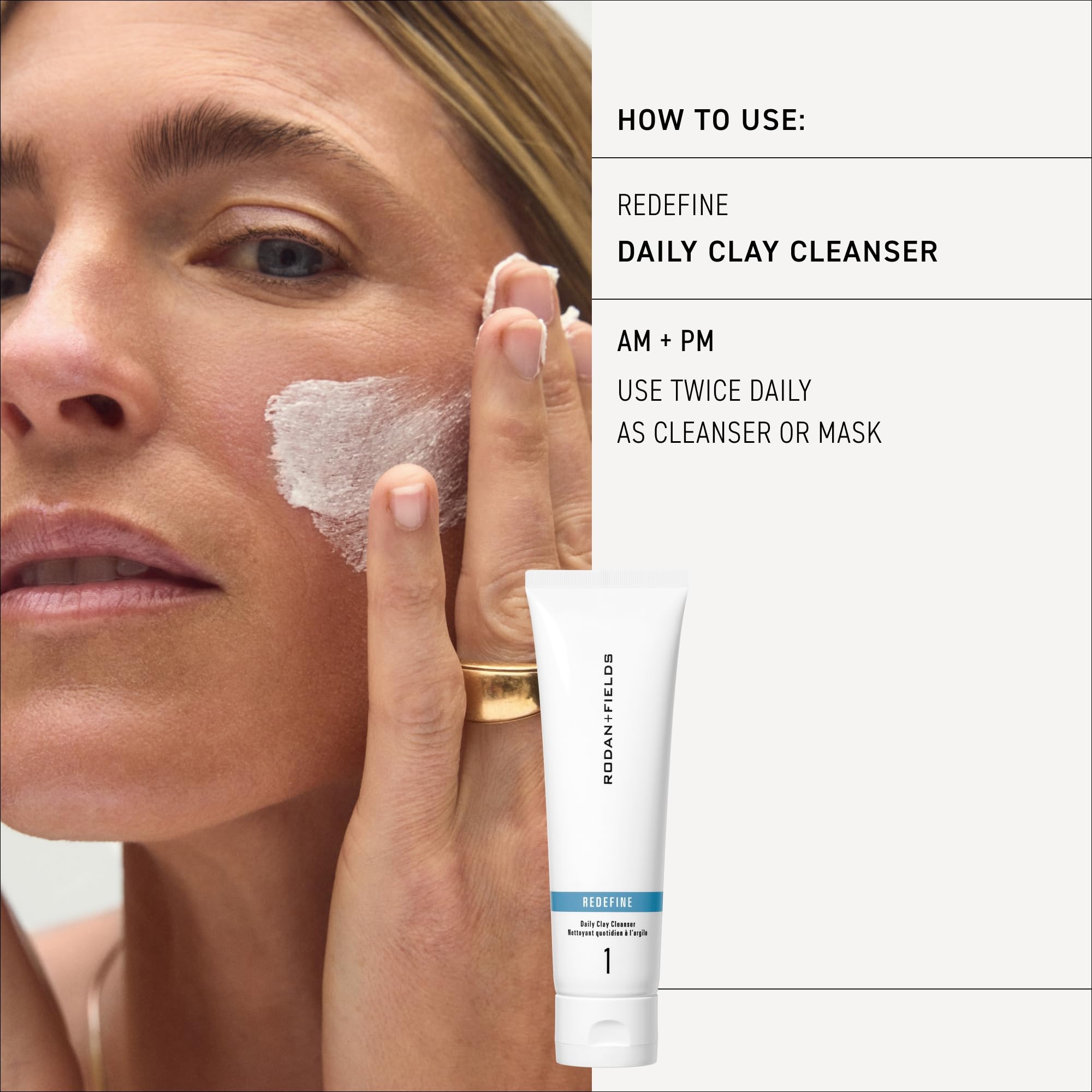 RODAN + FIELDS Redefine Daily Face Clay Cleanser 125 mL