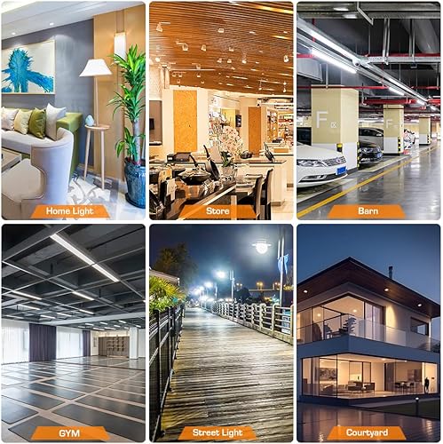 Miniatura 6 de Bombillas LED de maíz equivalentes a 1000 W, paquete de 2 bombillas LED de maíz de 100 W, 5000 K, luz blanca diurna, E26 E39 para iluminación de