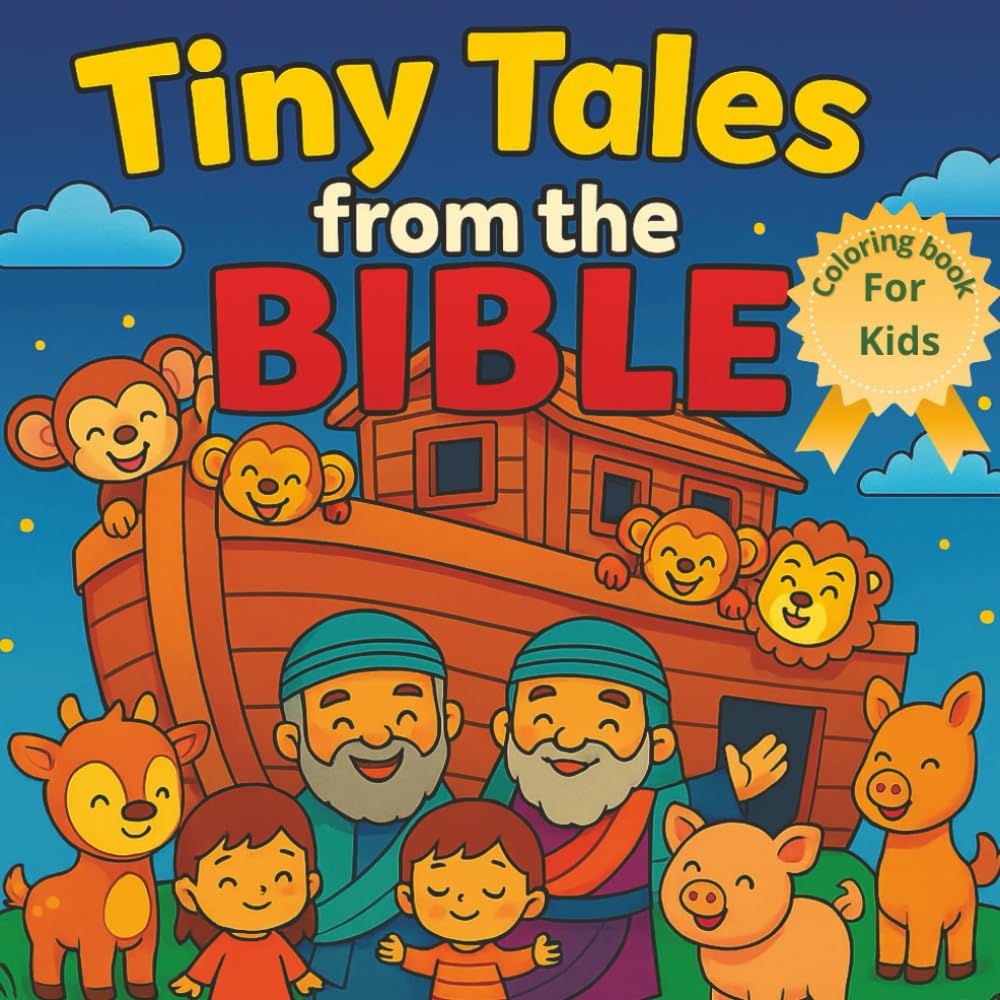 TINY TALES FROM THE BIBLE: Coloring Book for Kids