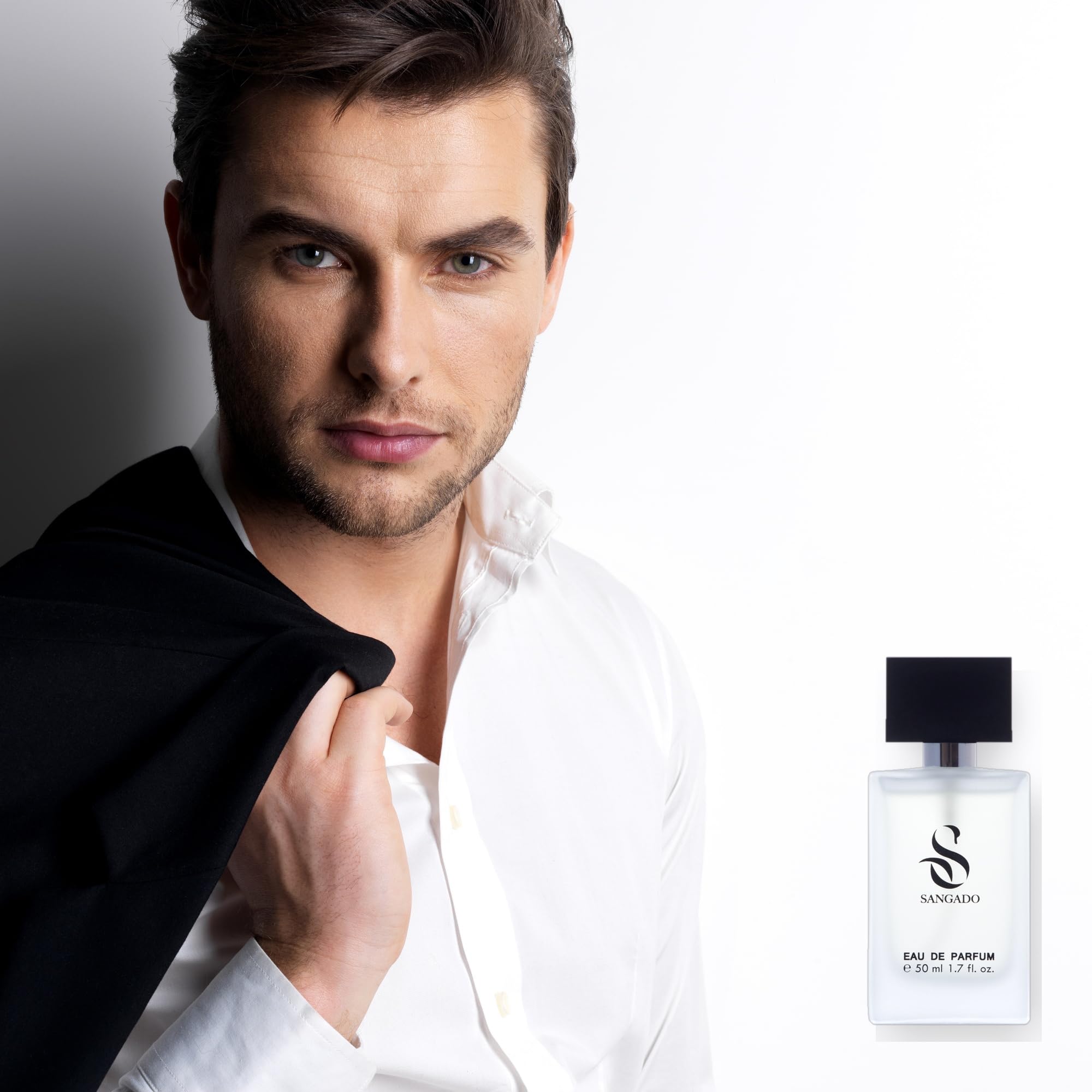 CASANOVA przez SANGADO, Perfumy dla mężczyzn (eau de parfum), 8-10 godzin długotrwałego utrzymywania się, Luksusowy zapach, 50 ml, Kod: 405