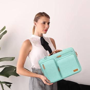MOSISO 360 Protective Laptop Shoulder Bag - Side Open Bag For 15-15.6" MacBook, Dell, HP, Lenovo