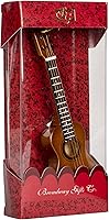 Vista 5 de Broadway Gift Ukelele Music Instrument Réplica Adorno de Navidad, Marrón, Tamaño 5 pulgadas