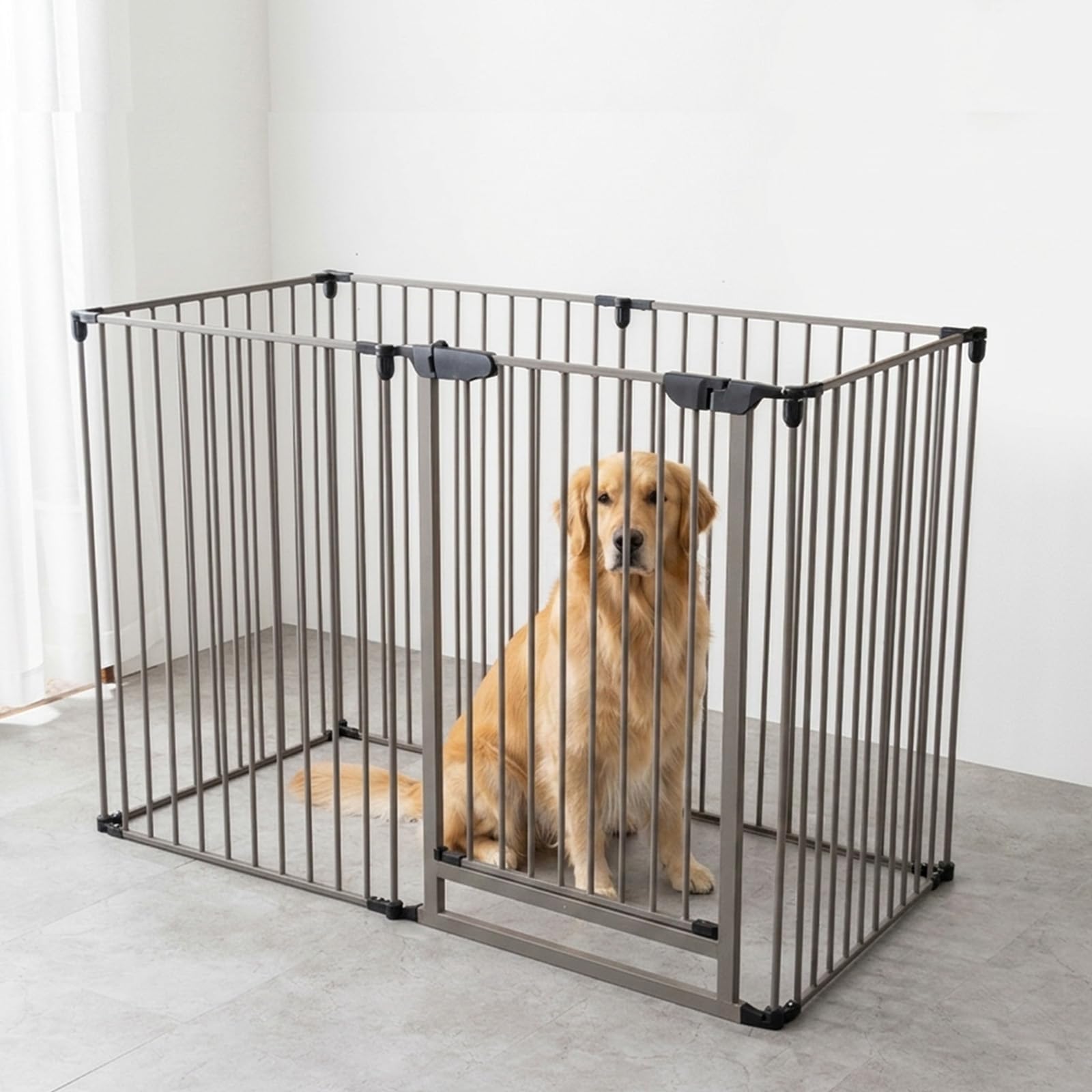 Amazon.co.jp: 三栄コーポレーション 犬用サークル スチール製 ハイ