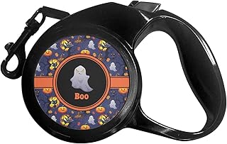 Personalized Halloween Night Retractable Dog Leash - Large