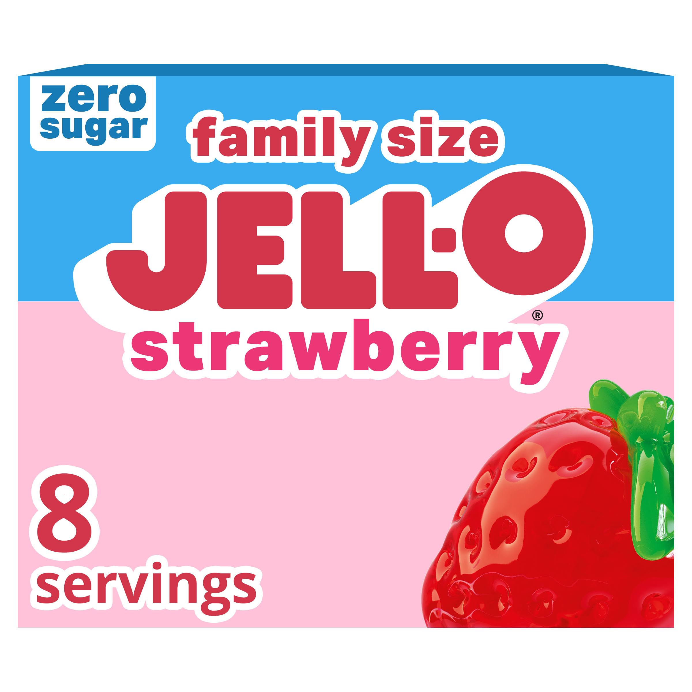 Amazon.com : Jell-O Gelatin Dessert Mix, Family Size, Strawberry