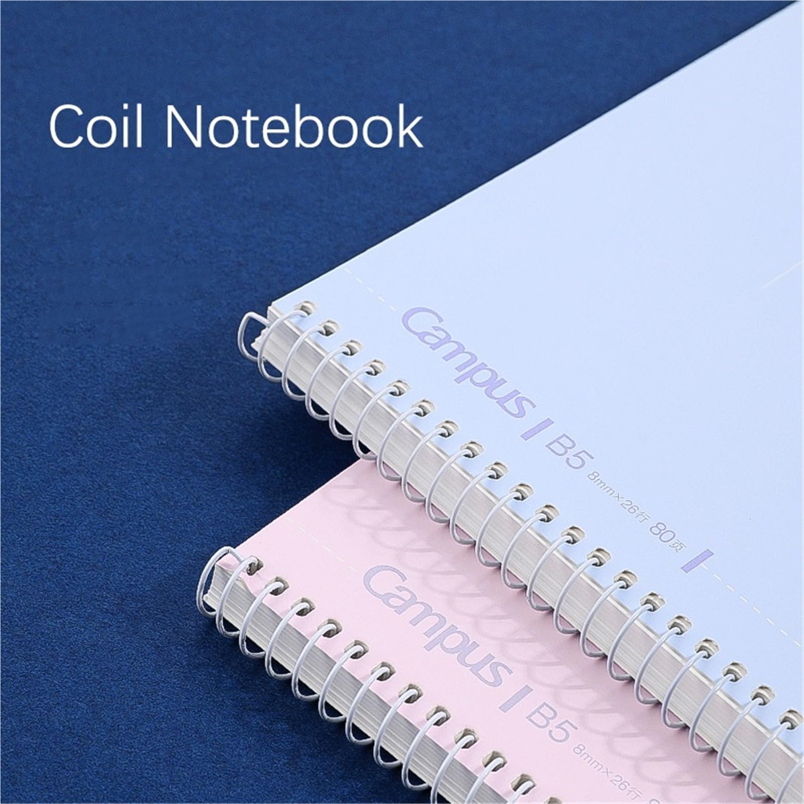 cuaderno espiral de líneas anchas 2 hojas A5 B6 con cuadrícula de puntos y papel for diario, borrador for útiles escolares, papelería.(Black)