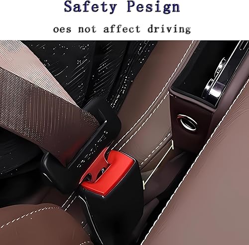 Miniatura 6 de Relleno de espacio para asiento de automóvil, bolsa de cuero para portavasos de automóvil, caja de almacenamiento ajustable para asiento de