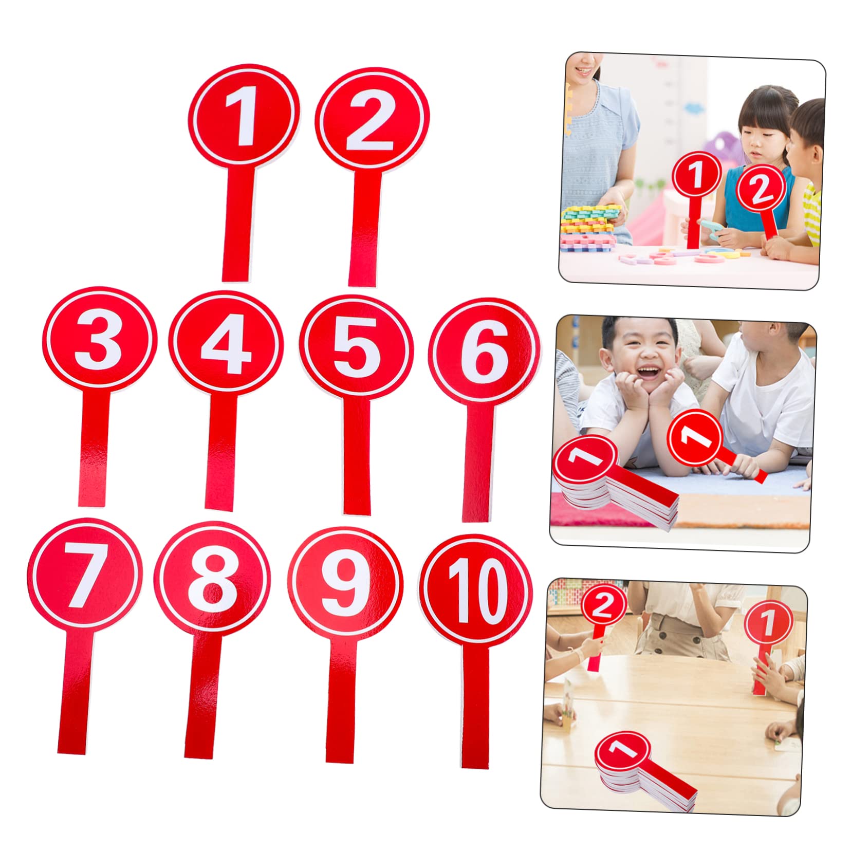 Lot De 10 Tableaux D'Évaluation Portatifs - Pagaies De Score En Mousse - Pour Vote, Tennis, Événements