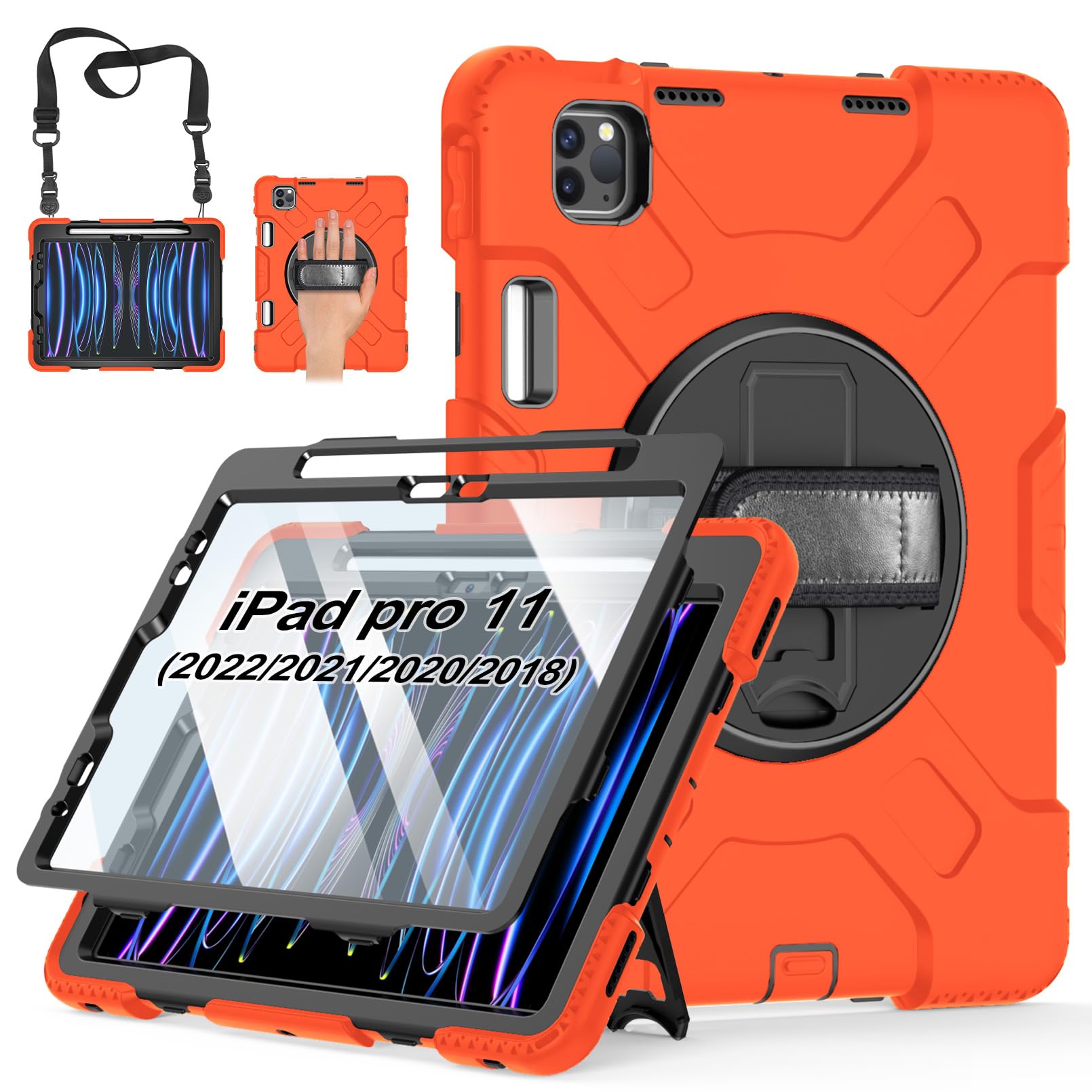Miesherk Stock Case for iPad Pro 11 4th/ 3rd/ 2nd (2022/2021/ 2020/2018)