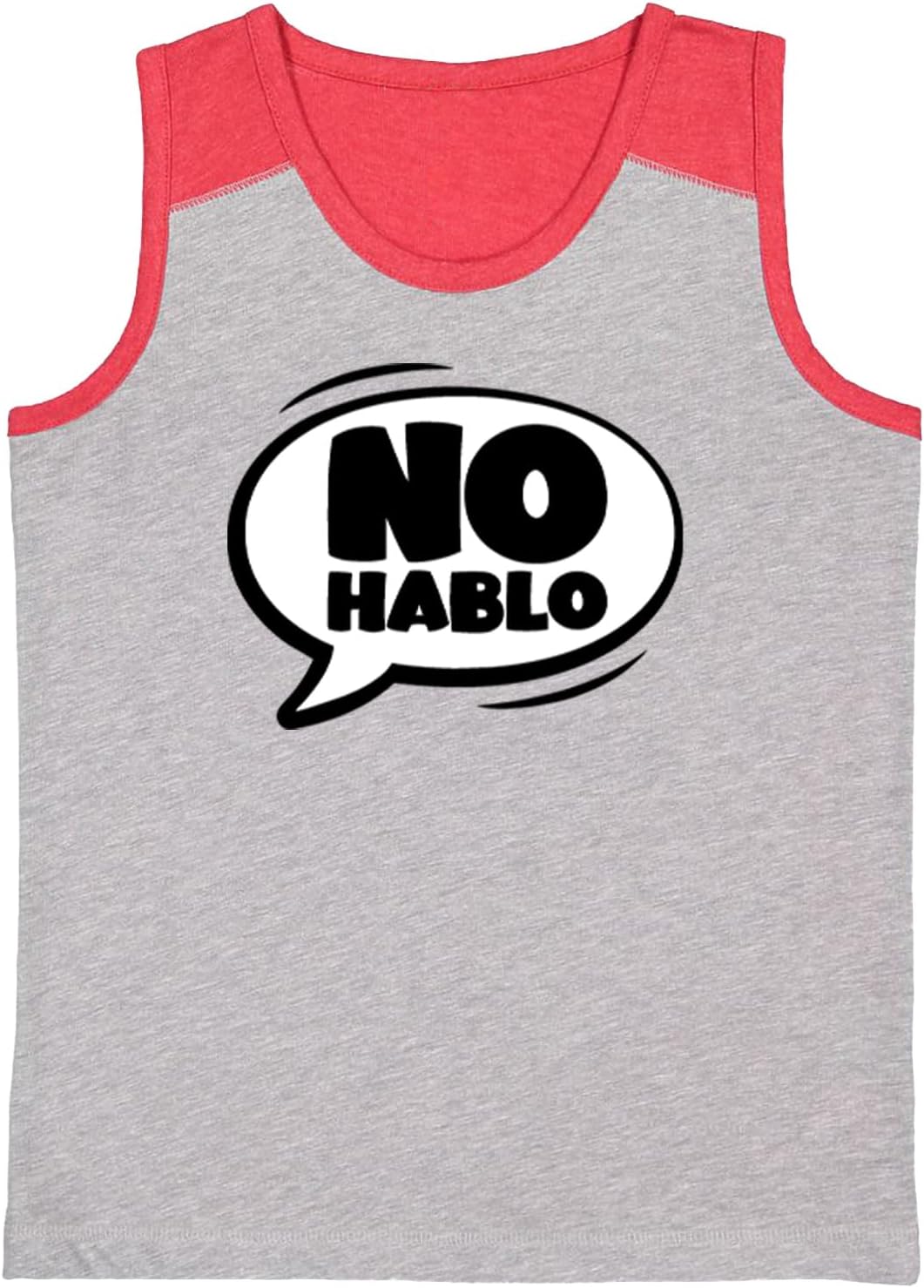 No Hablo - Baby Talk Youth Contrast Back Tank Top