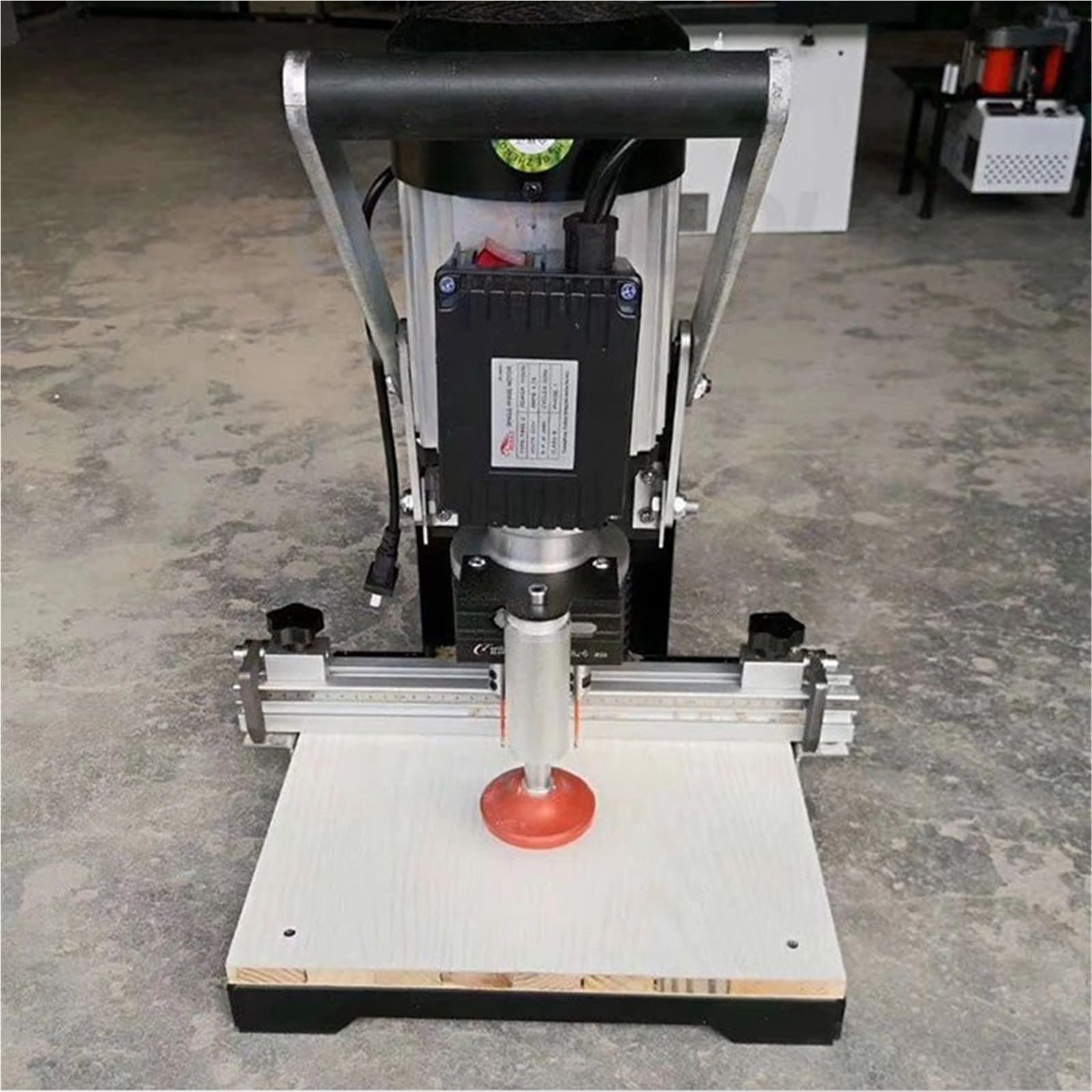 Taladro de bisagra for carpintería, máquina de corte portátil, tres en uno, CNC, multifunción, semiautomático, torno, herramienta de bricolaje,Poder fuerte