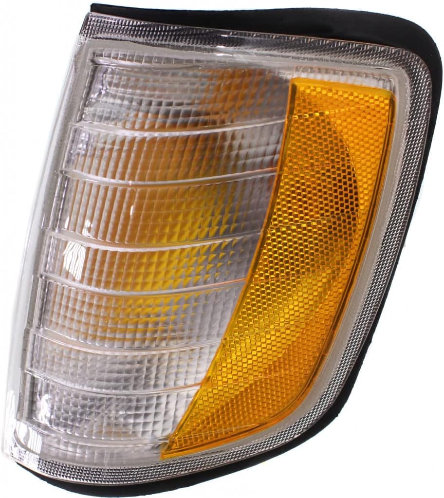CarLights360 For Mercedes-Benz E Class 1994 1995 Signal Light Assembly Driver Side Amber/White | MB2520105 | 124 826 11 43