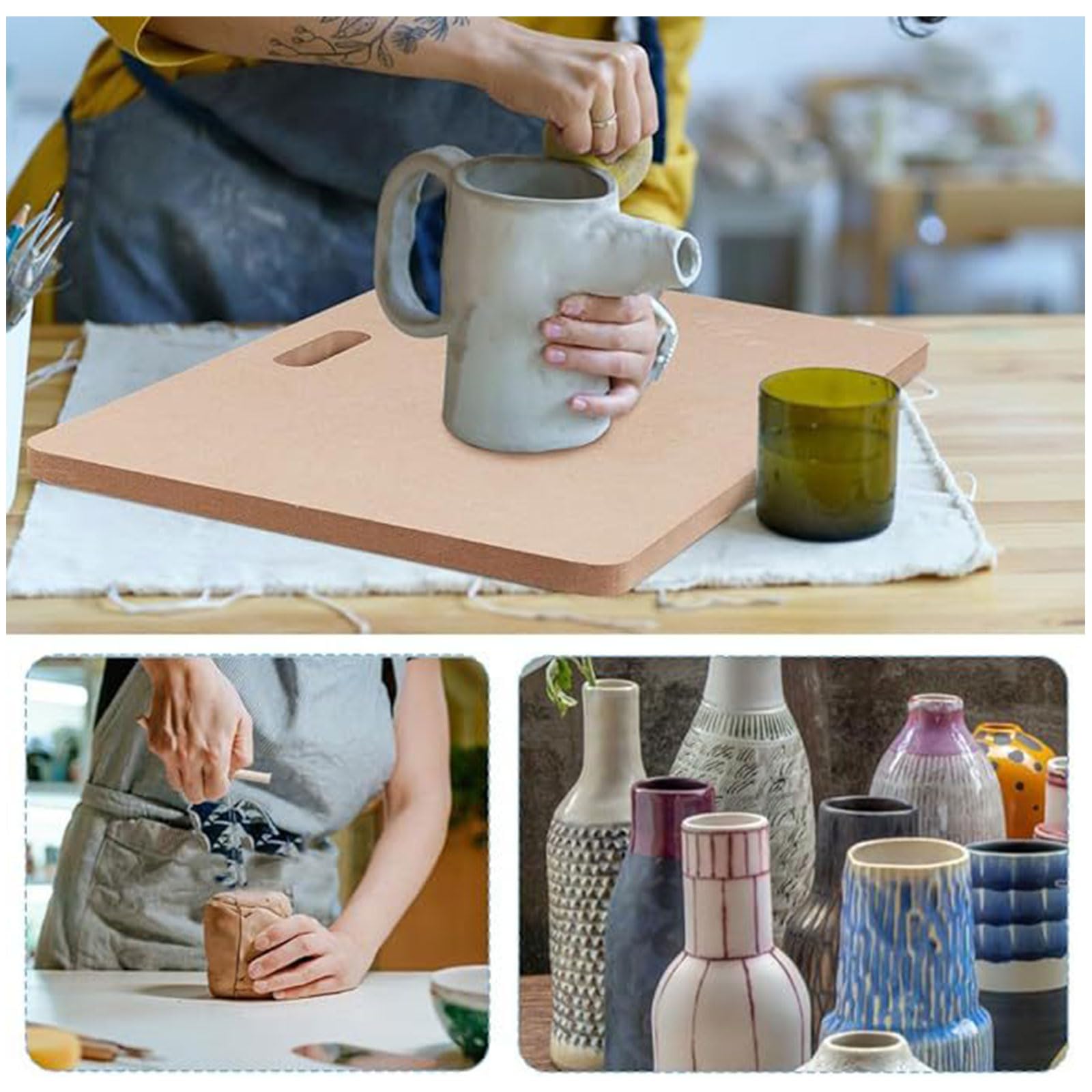 17 x gliniane ceramiczne zestawy narzędzi rzemieślniczych zestaw garncarski zestaw modelarski do modelarstwa, rzeźbienia