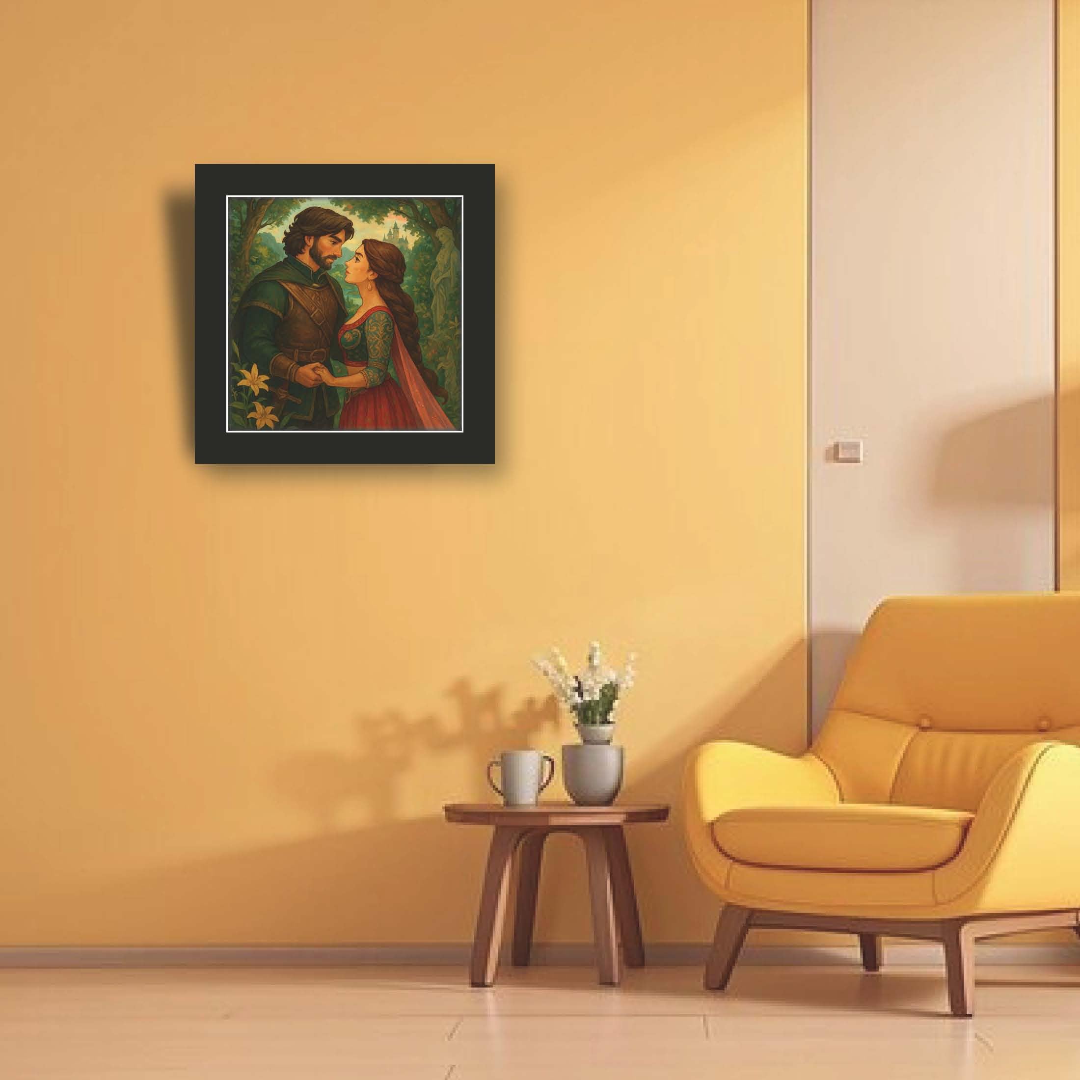 Fairy Tale Style Frame - Personalized Enchanted Artwork – view 2