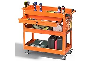 3 Tray Tool Cart with Drawer: Your Prime Choice for Smooth Rolling and Effortless Storage