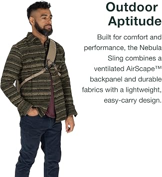 Osprey Nebula Shoulder Sling Bag, Alpaca Tan/Latte Brown Heather