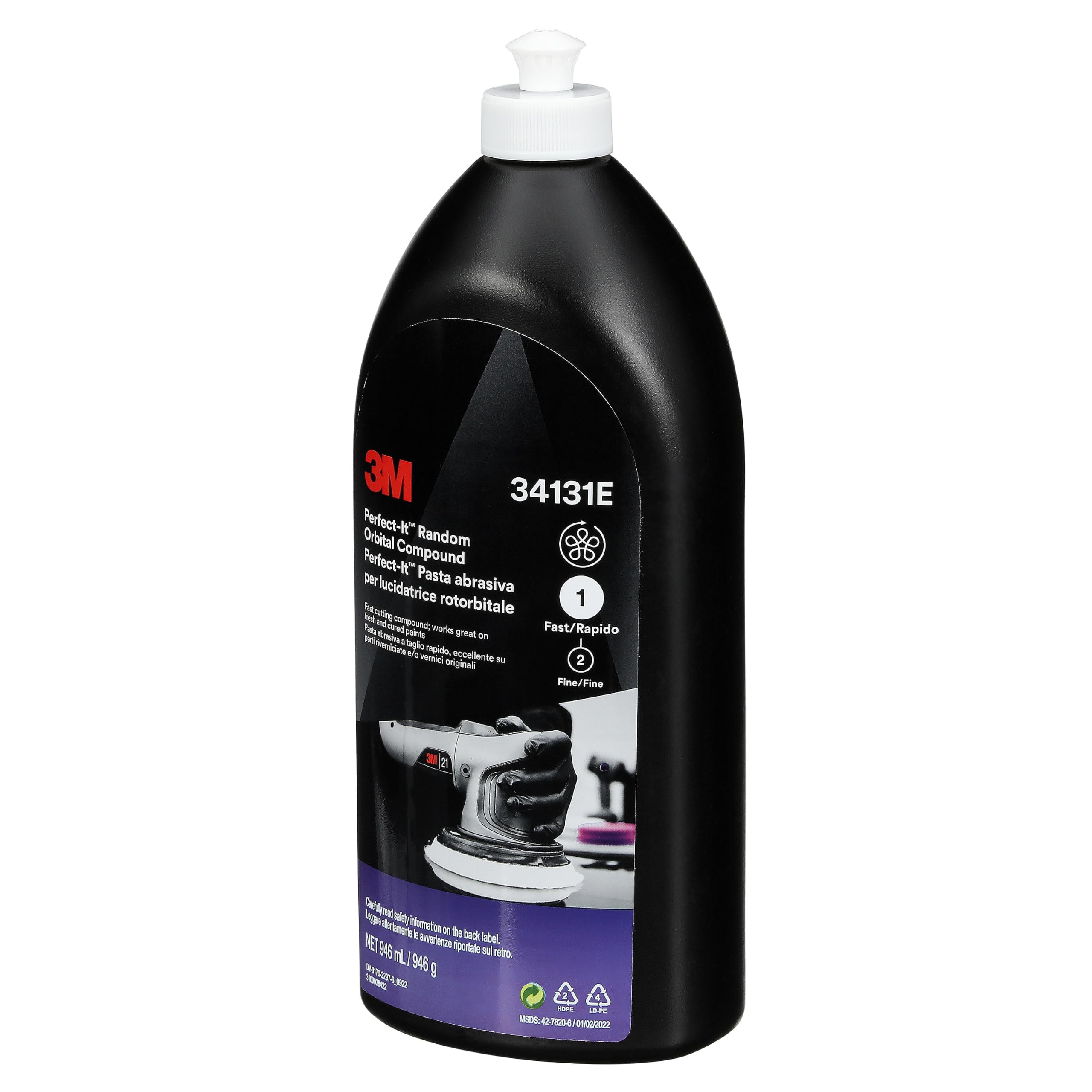 3M Perfect-It Liquide de polissage pour système roto-orbital, 946 ml, 34131E
