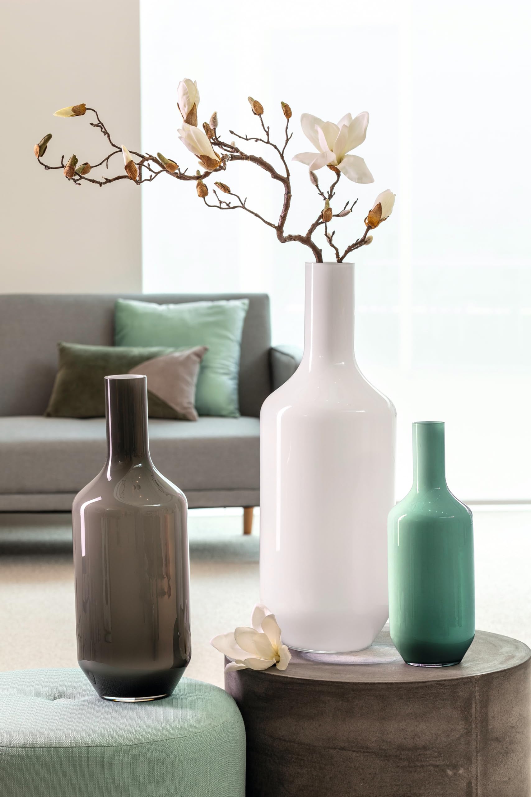 LEONARDO HOME VASE 64 WEIß MIL Milano