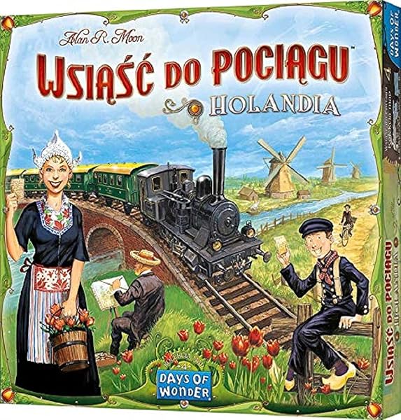 Rebel | Wsiąść do Pociągu: Kolekcja Map 4 – Holandia | Gra planszowa | Dla dzieci i dorosłych | Wiek 8+ | Dodatek