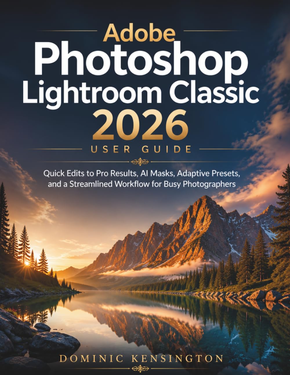 Adobe Photoshop Lightroom Classic 2026 User Guide: Quick Edits to Pro Results,AI Masks, Adaptive Presets, and a Streamlined Workflow for Busy Photographers