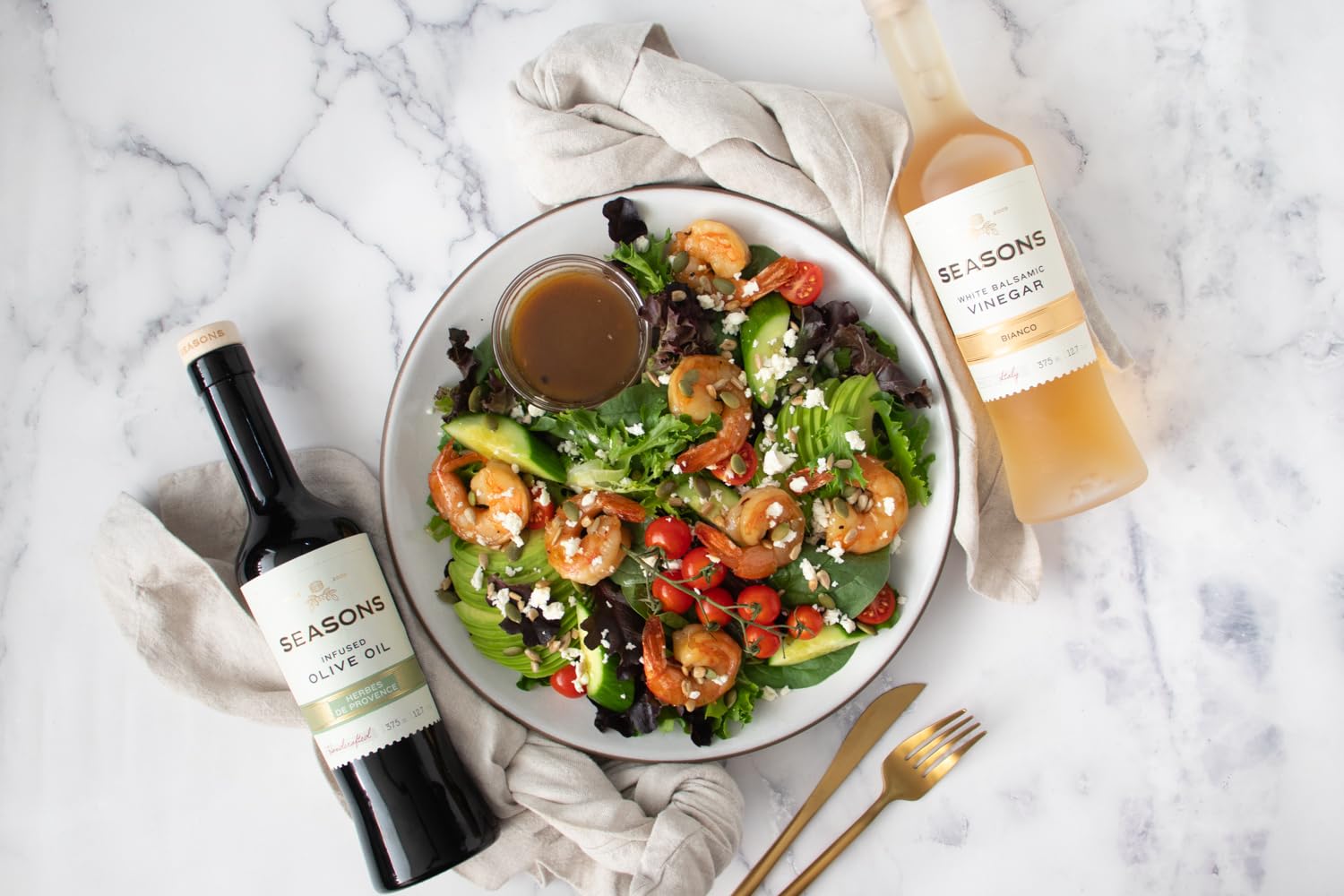 Seasons Dress for Success Gift Basket – Gourmet Olive Oil, Balsamic Vinegar & Seasoning Set for Crafting Vinaigrettes - Image 4