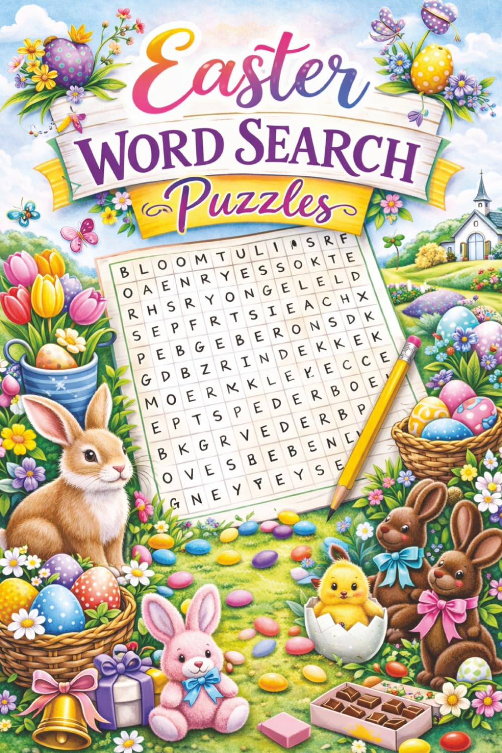 Easter Word Search: Puzzle book related to all things Easter