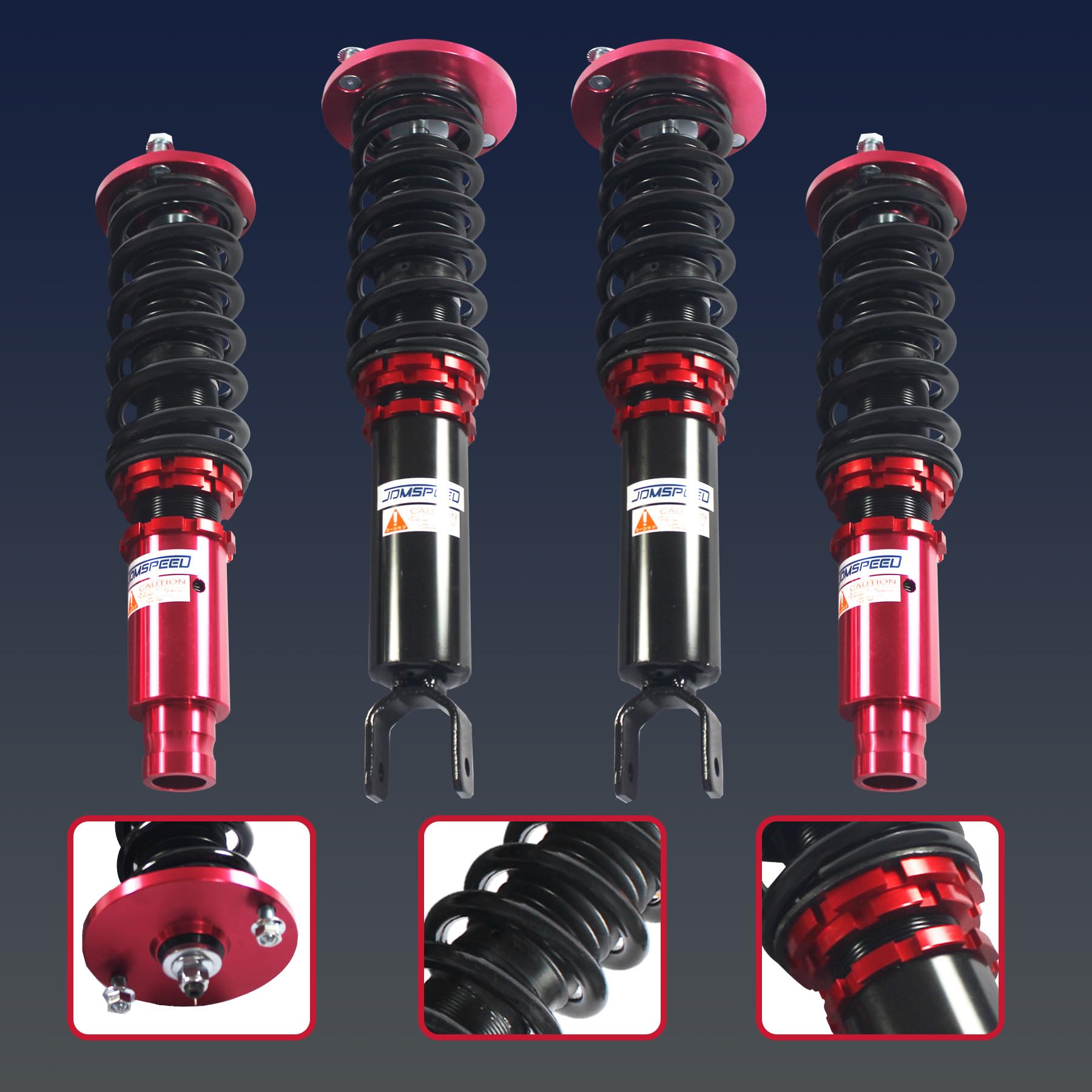Amazon.com: JDMSPEED New Coilovers Suspension Kit Shock Absorbers