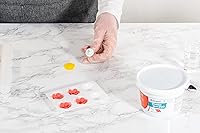 Vista 5 de Bakerpan Pasta de goma blanca para decoración de pasteles, crea flores, hojas, volantes elegantes, 1 libra, sabor vainilla