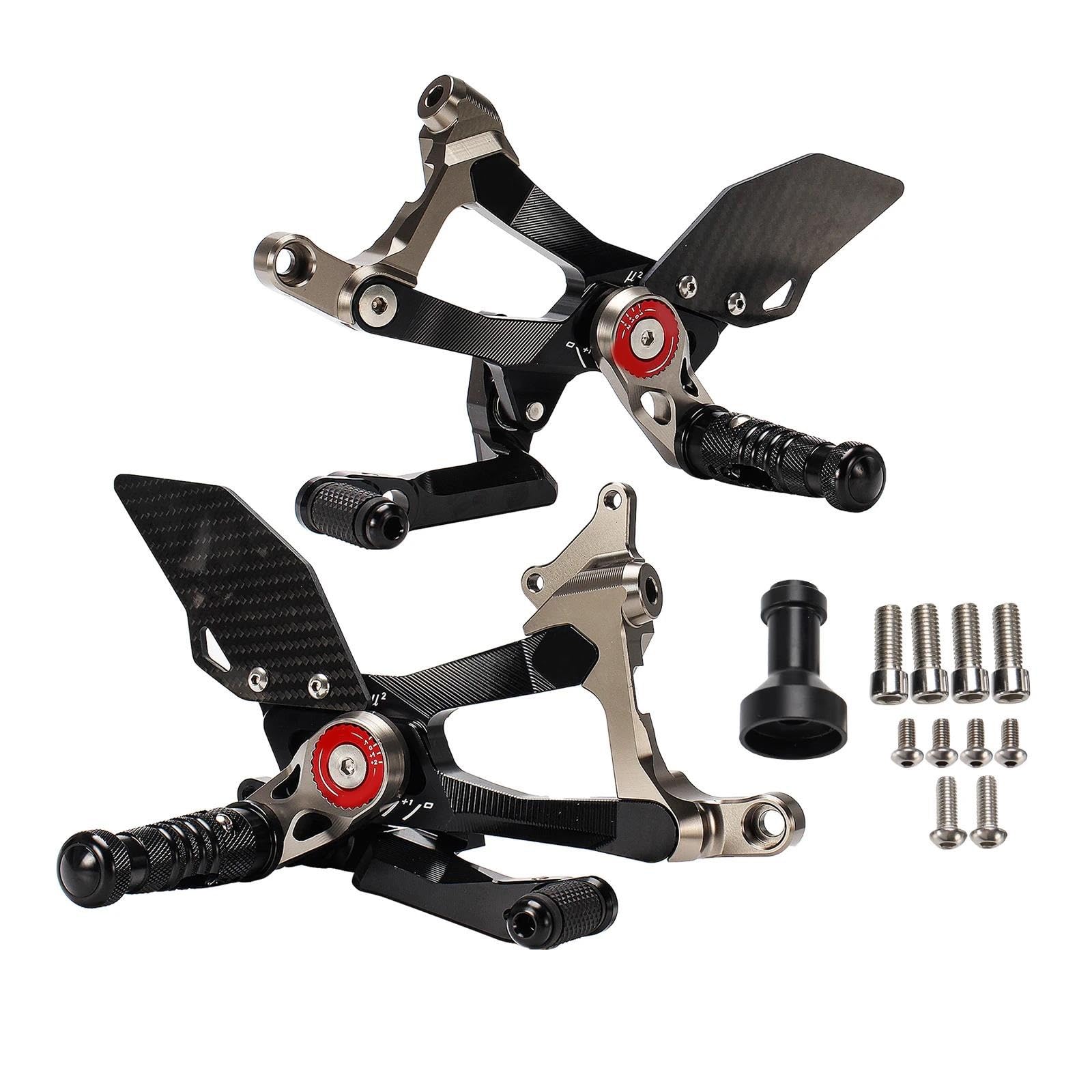 Eynlds One Color Adjustable Rearsets For D&Ucati Panigale V4 V4s V4r 2018-2024 V4sp 2021-2022 V4sp2 2022-2024 Rear Set Footrest Rearset Kit