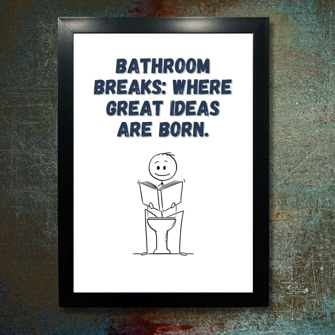 Framed Bathroom Posters - Motivational Quotes -2