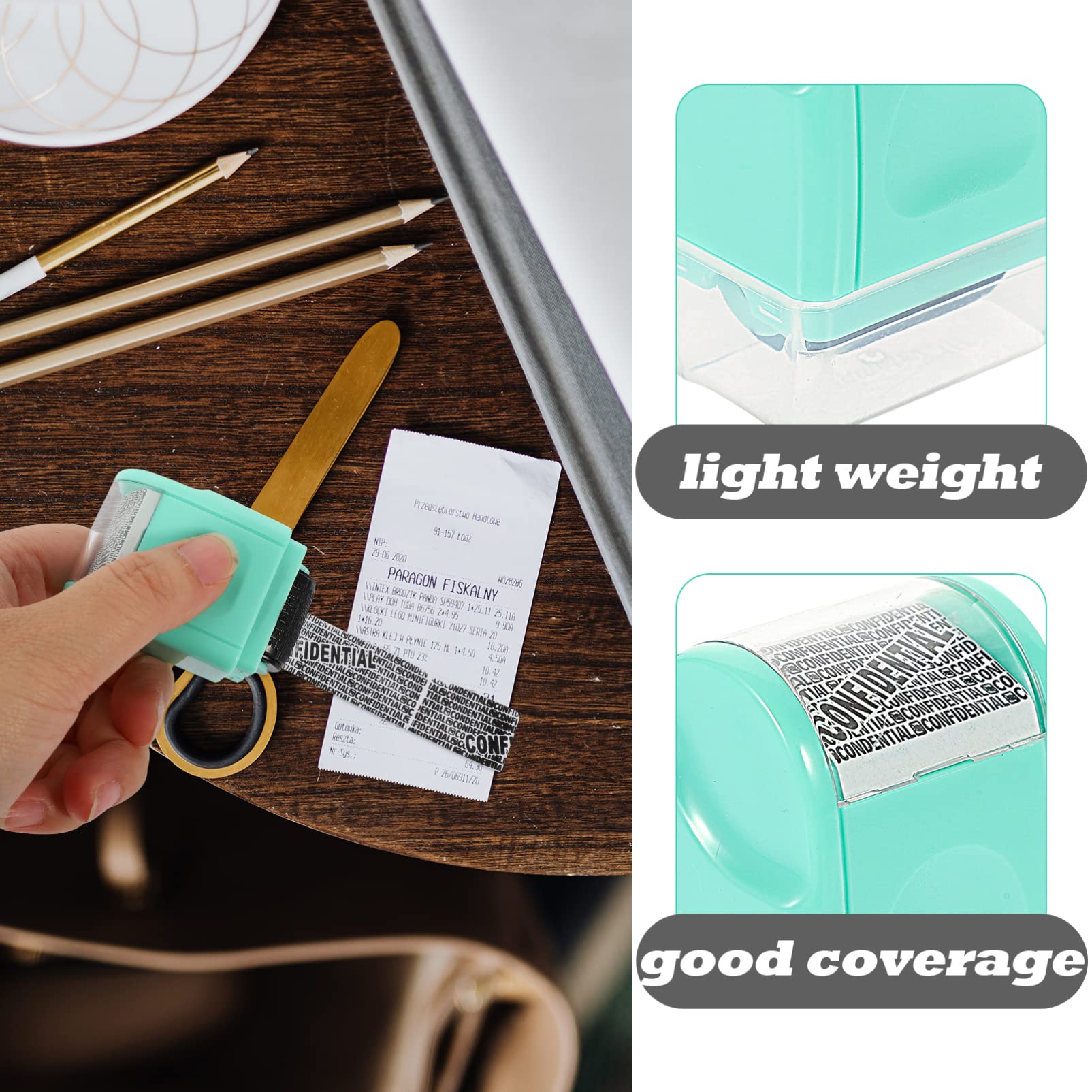 NUOBESTY 4pièces Tampon De Données Tampon Multi-fonctionnel Pratique Pour Préserver La Confidentialité Informations Personnelles