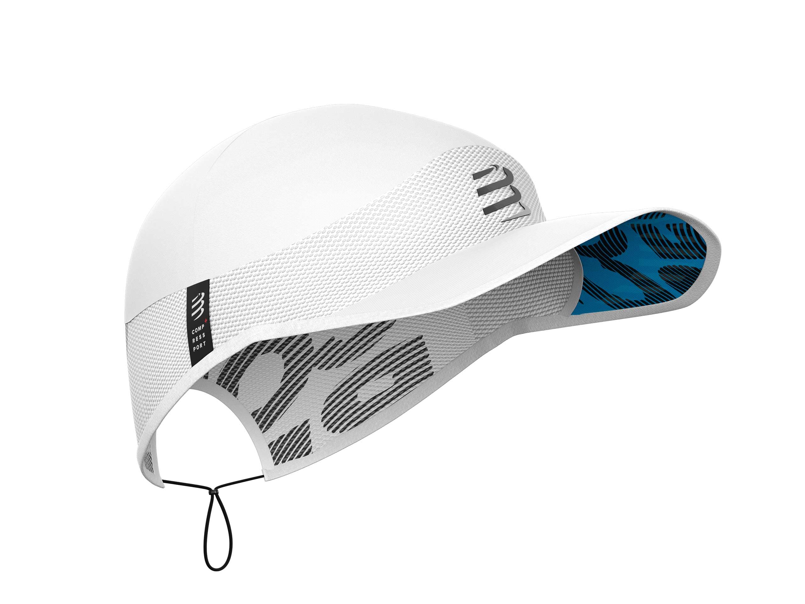 COMPRESSPORT Pro Racing Cap | Casquette de Running Ultra-légère – Ergonomique, Respirante, séchage Rapide – Visière articulée pour Protection Solaire – Idéale Trail, Running et entraînement intensif