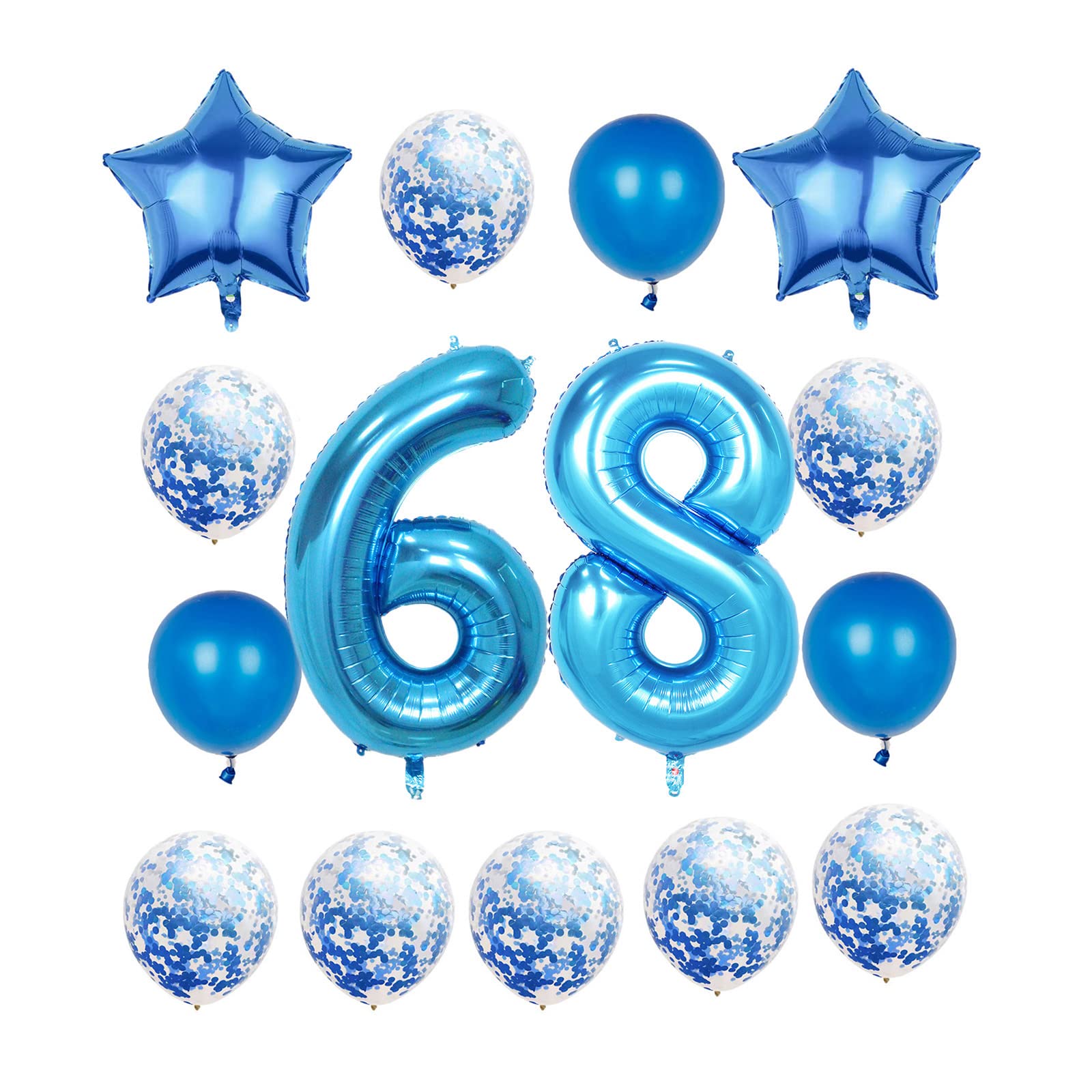 Number 6 Balloon Giant 68th Birthday Decorations, 68th Birthday Party ...