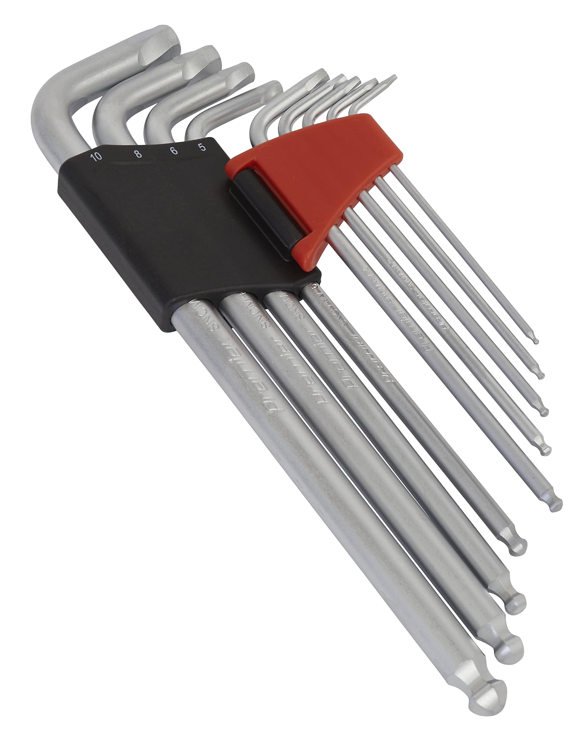 Zestaw kluczy sześciokątnych z kulką 9 szt. Lock-On™ - metryczny