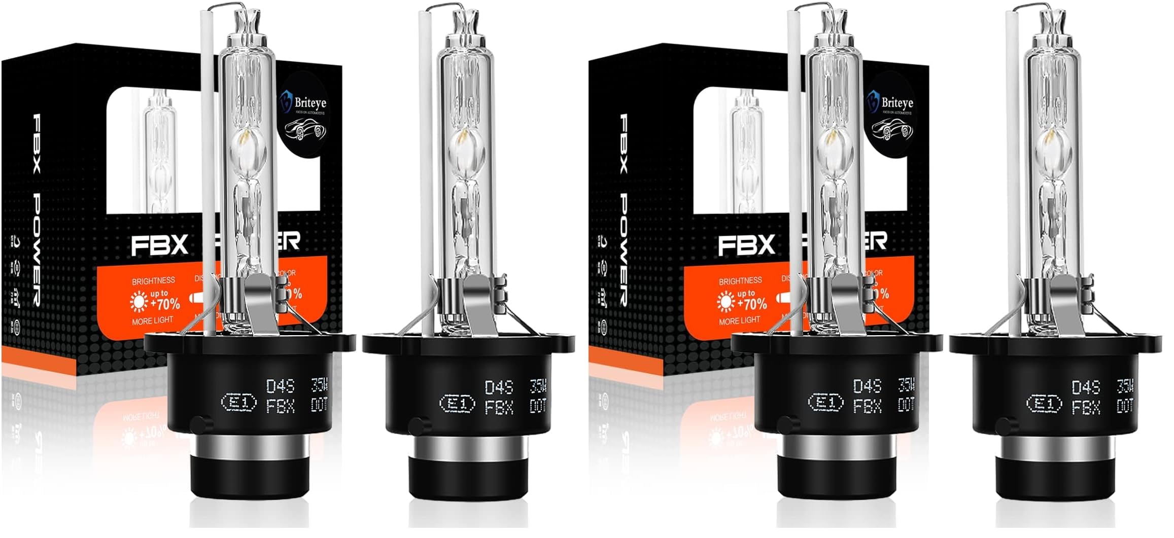 Amazon | Briteye(まぶしい) ヘッドライト D4S 専用 HID バルブ 35W