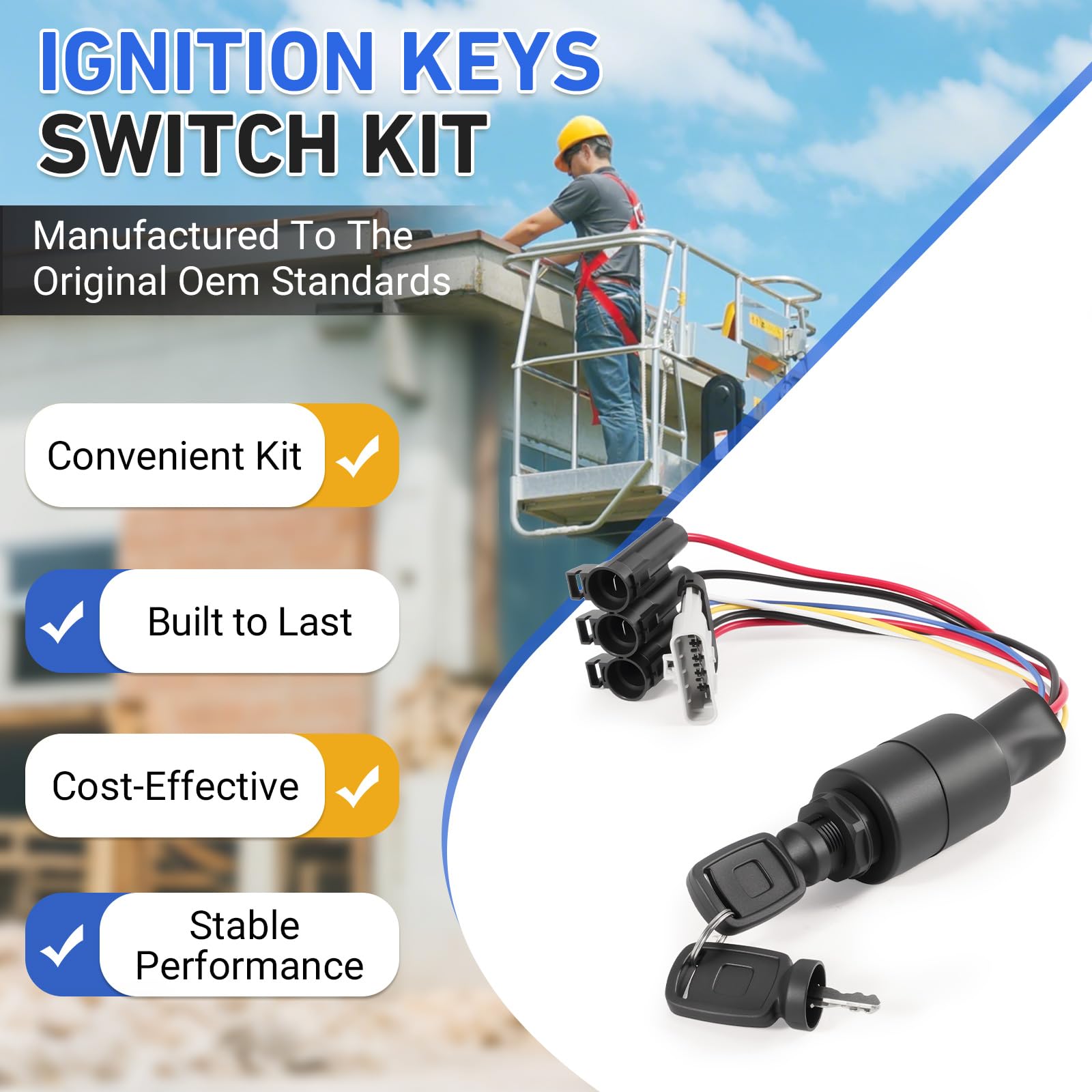 Amazon.com: SEMKALO 4360690 Ignition Switch with 2 Keys 8223453