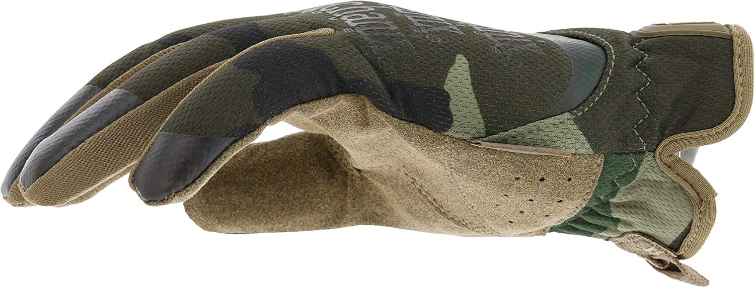 Mechanix Wear - FastFit Woodland Camo Tactical Touchscreen Gloves (Small, Camouflage)
