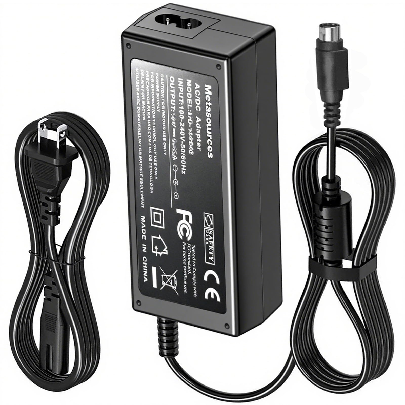 Amazon.com: Metasources 3-Pin 24V AC/DC Adapter Compatible with