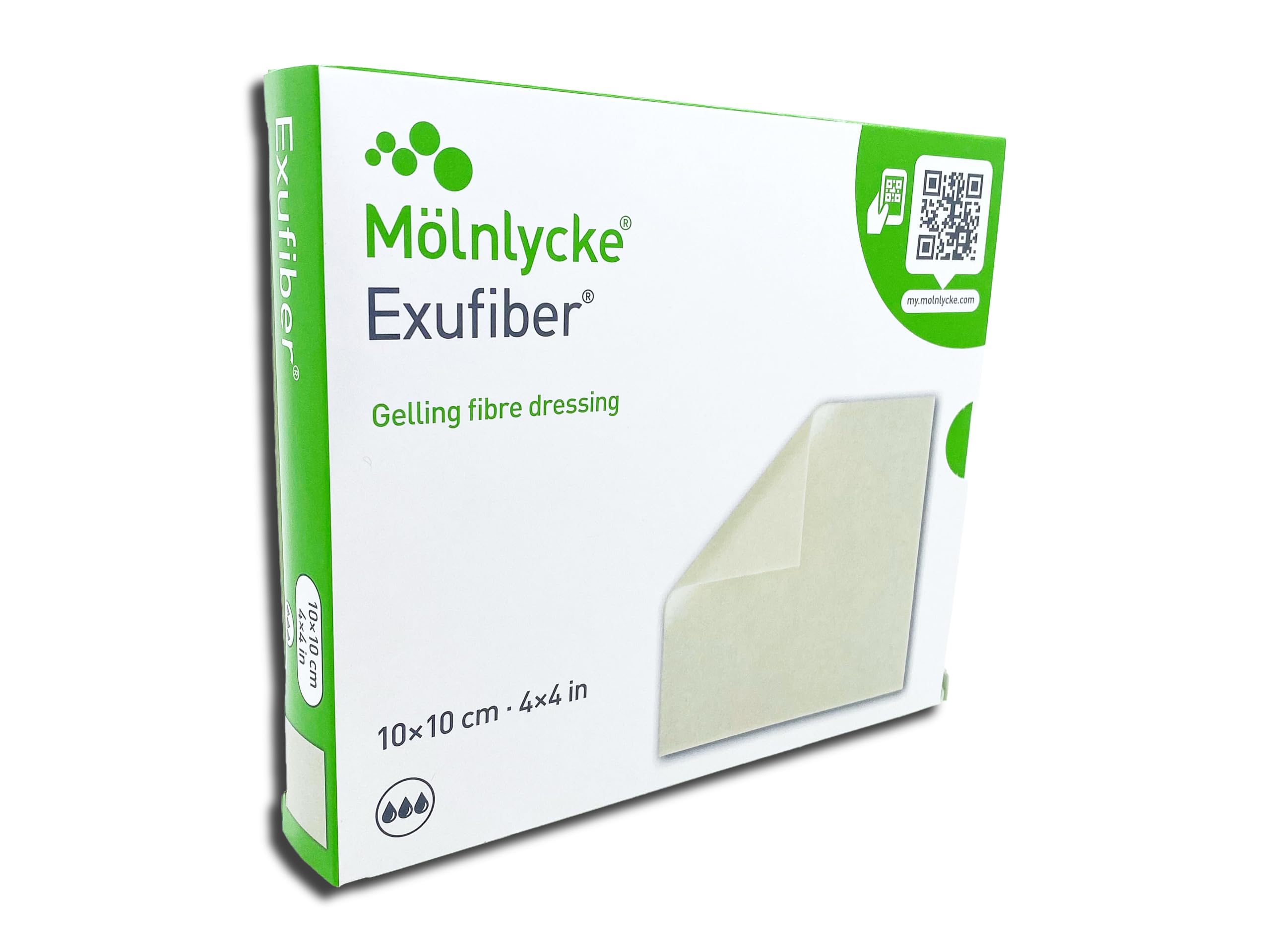 10x10cm, Gel-Faserverband, 10-pack