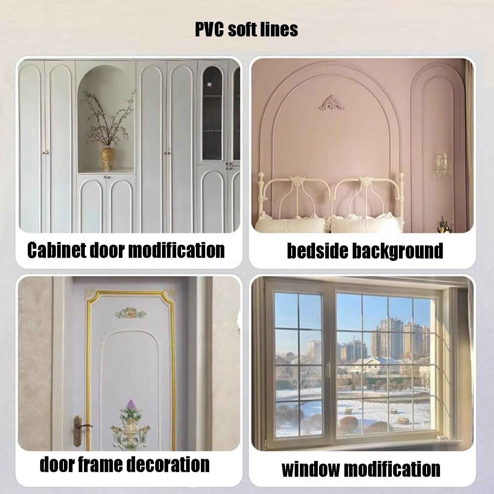 Tile decorative strips Self-adhesive Pvc Wall Decorative Strips, Waterproof Tile Edges(Gray,2cm x 5m)