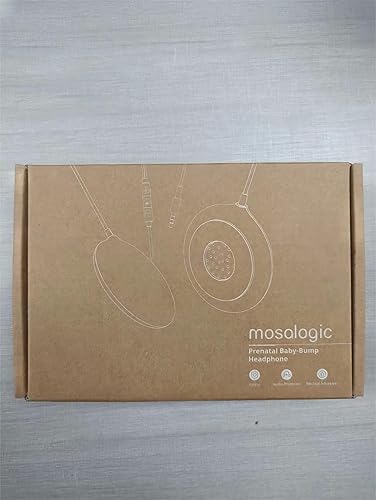 Miniatura 7 de Mosalogic Auriculares para embarazadas con altavoces para embarazadas, reproductor de música para embarazadas con adhesivos seguros aprobados por la