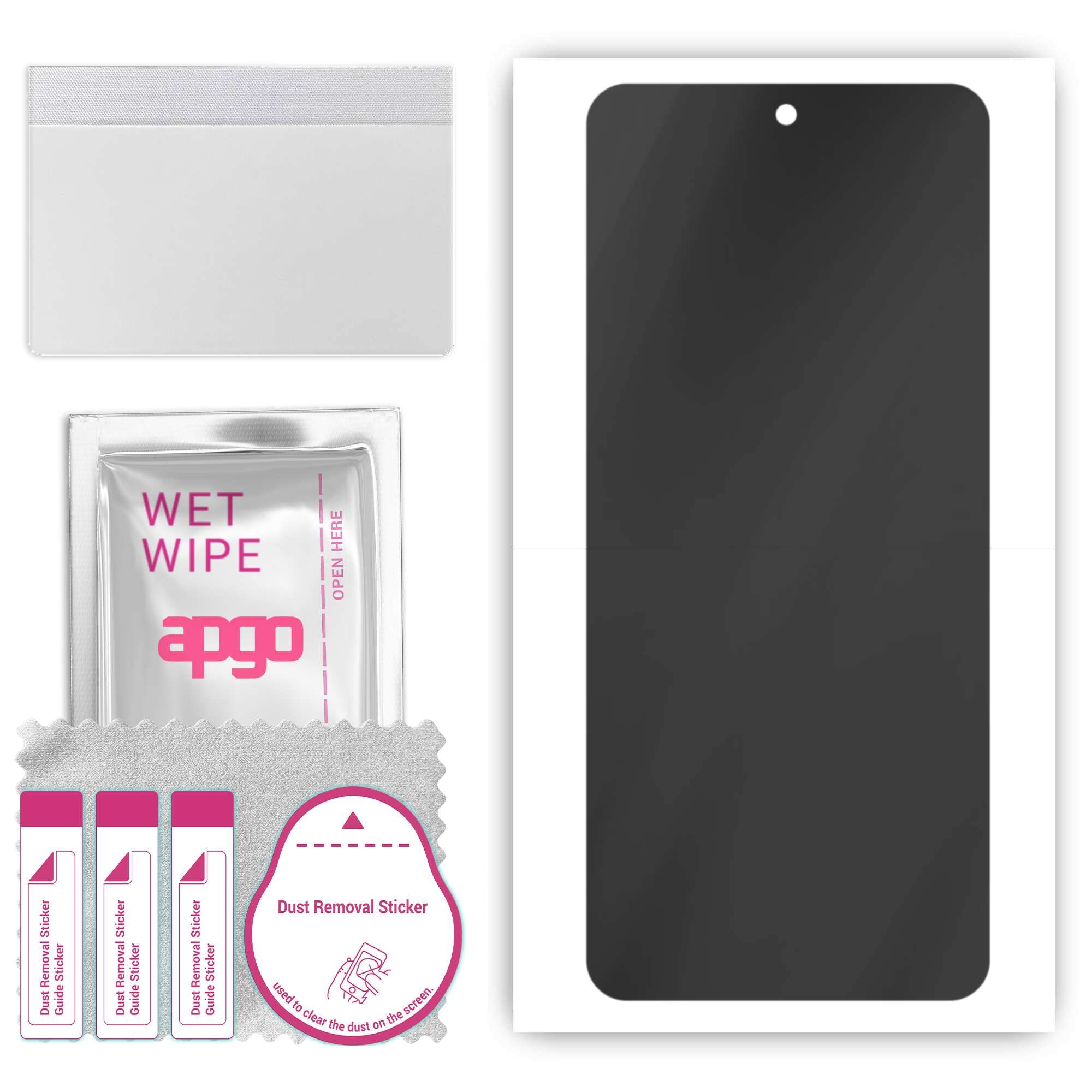 Apgo Hydrogel Film Proteggi Schermo In Idrogel Per Oukitel C21 Pro, Pellicola In Idrogel, Con Strato Di Posizionamento Per Un'installazione Semplice