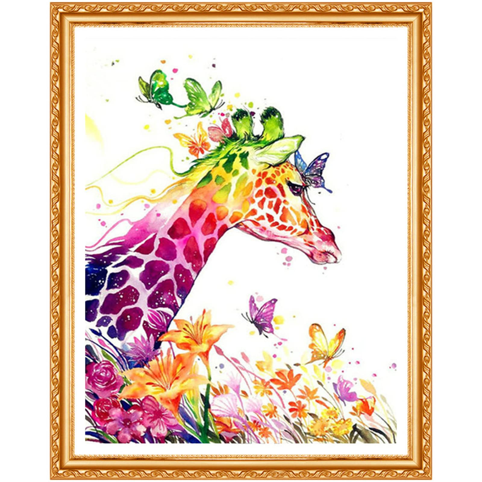 キリン ダイヤモンドペインティング アート Amazon | ダイヤモンドアート キリン ダイヤモンド ペインティング