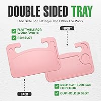 Vista 3 de lebogner Bandeja para Volante, Bandeja de Automóvil para Comer, Escritorio que se Engancha al Volante para Comida, Laptop y Accesorios de Automóvil