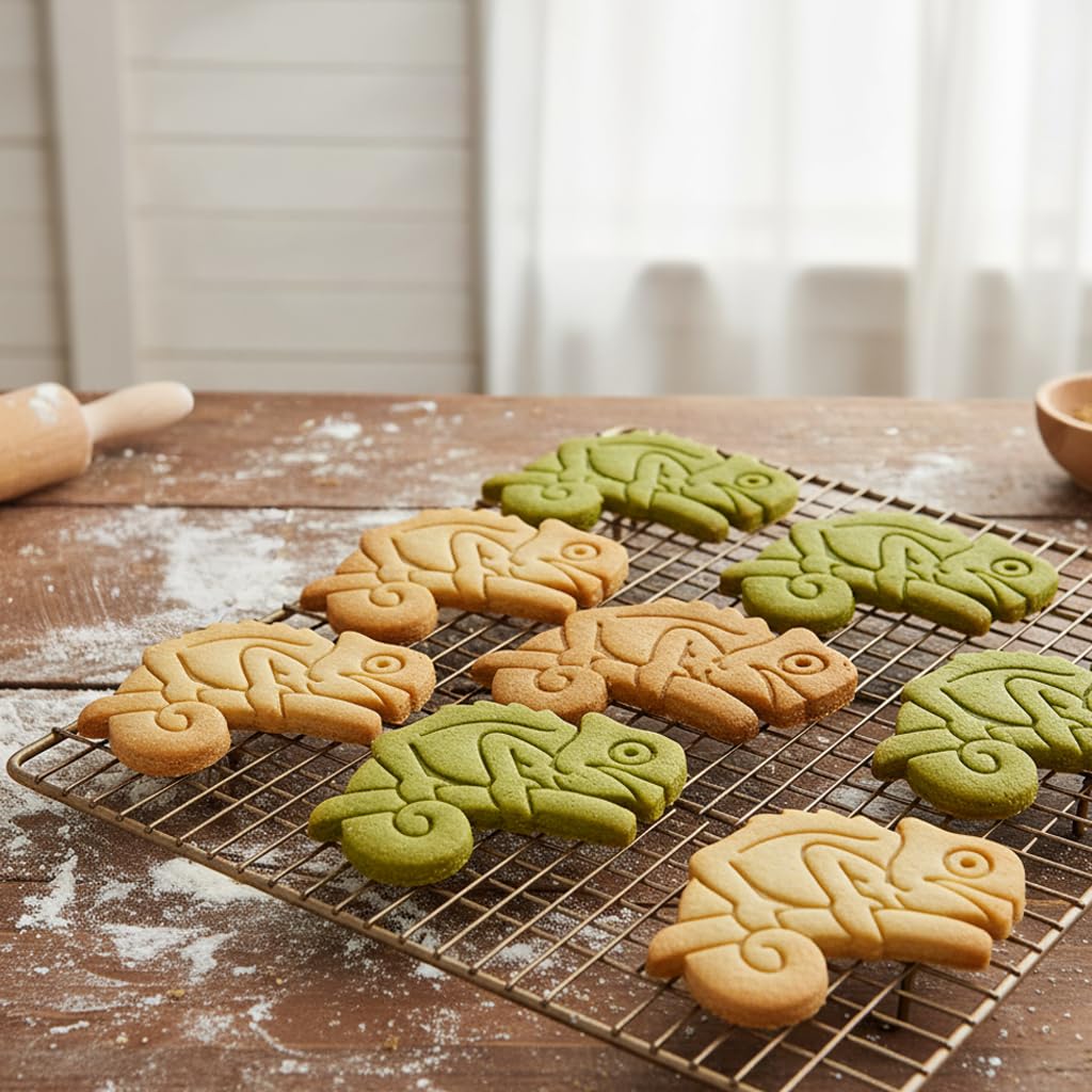 クッキー型 Amazon | BAKERLOGY カメレオン クッキー型｜焼き菓子やクラフトに