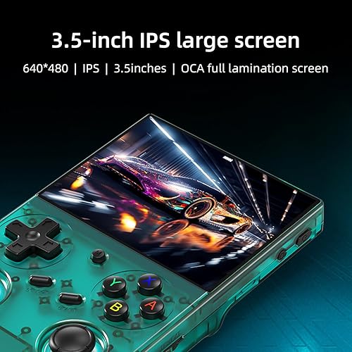 Miniatura 2 de Classic up - Consolas de juegos de mano retro con tarjeta Linux de 64 GB, 4353 juegos, 3.5 pulgadas, IPS 3200 mAh, batería compatible con más de 30